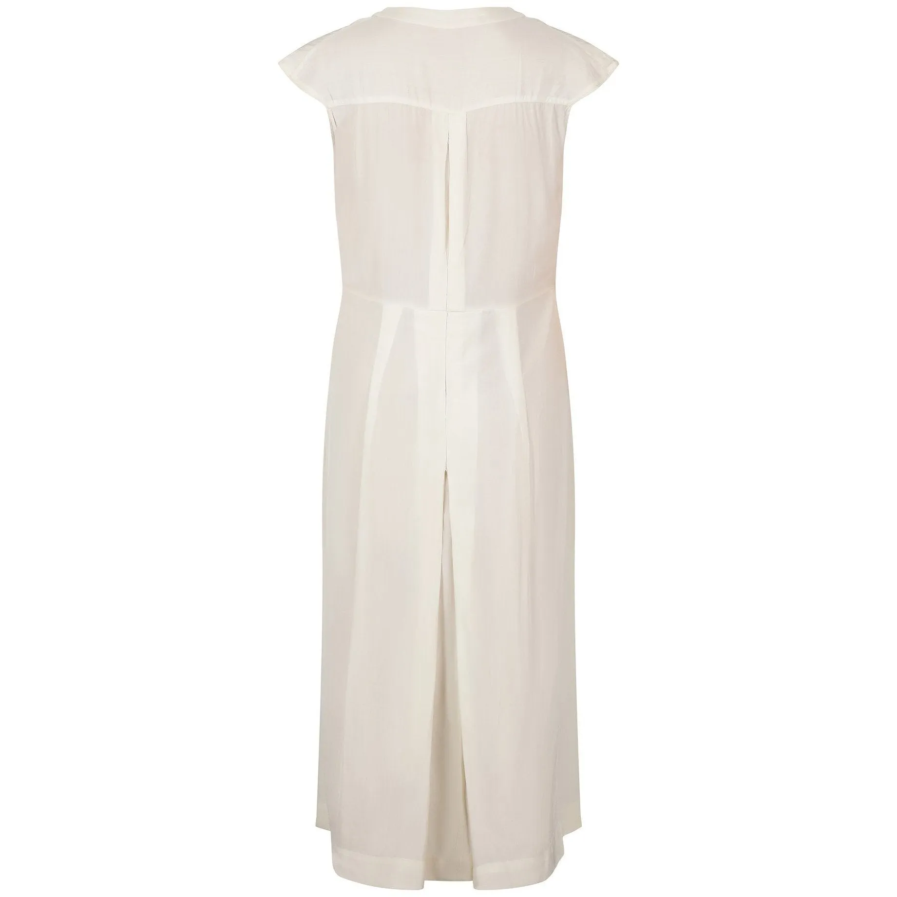 1920s Art Deco Ivory Silk Shirtwaister Dress