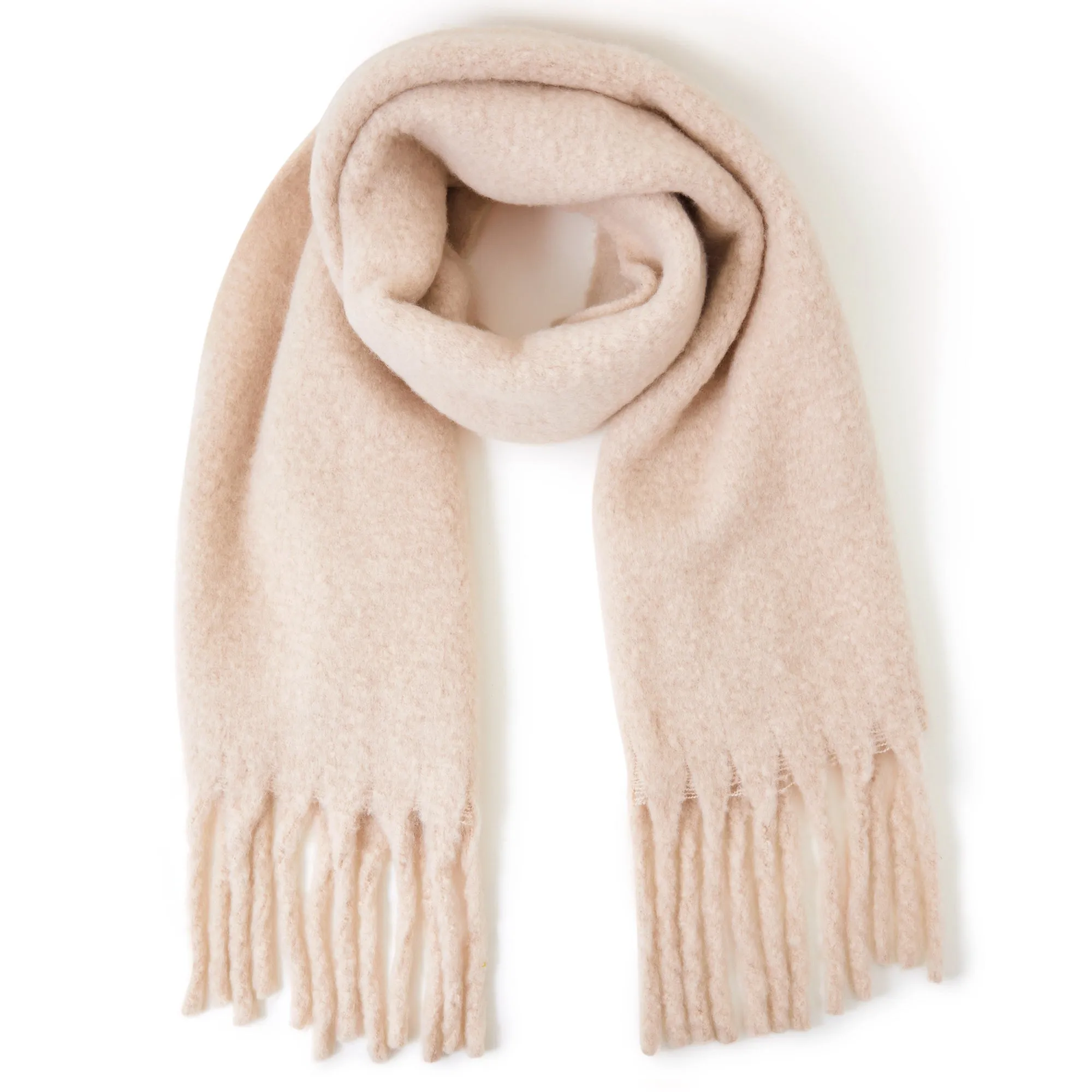 Accessorize London Women's Natural Super Fluffy Scarf