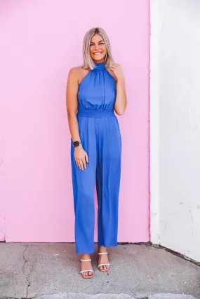 Aria Jumpsuit-Blue