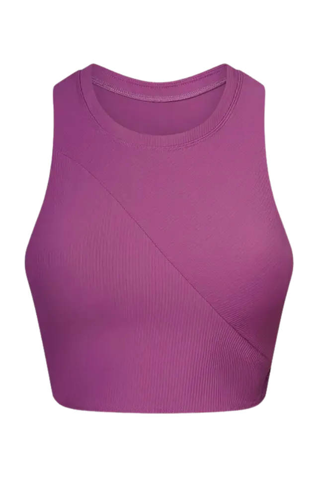 Athena Patriarch Purple Crop Top