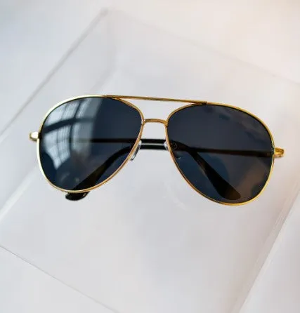 Aviator Gold Sunglasses