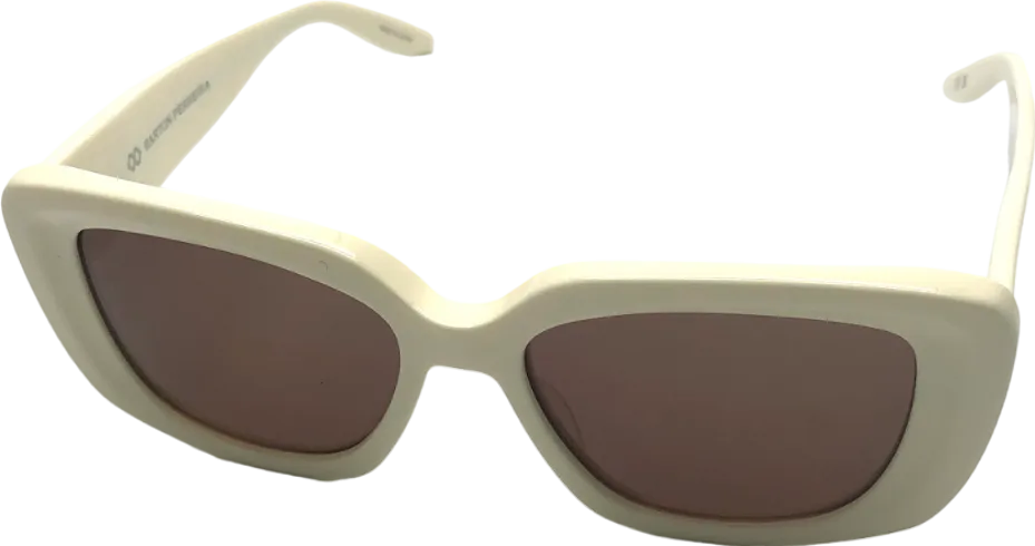 Barton Perreira Cream Binti Sunglasses In Ivory