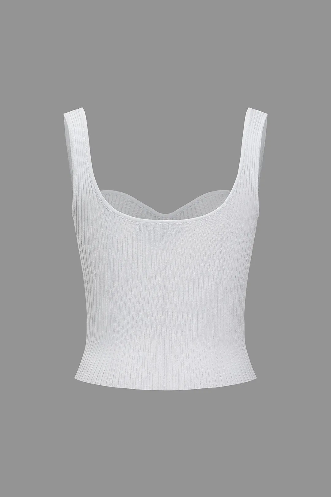 Basic Solid Knit Tank Top