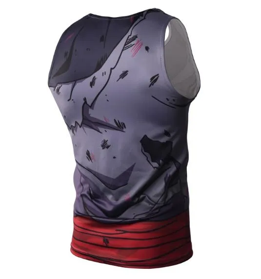 Battle Damaged Black Dragon Ball Z Tank Top