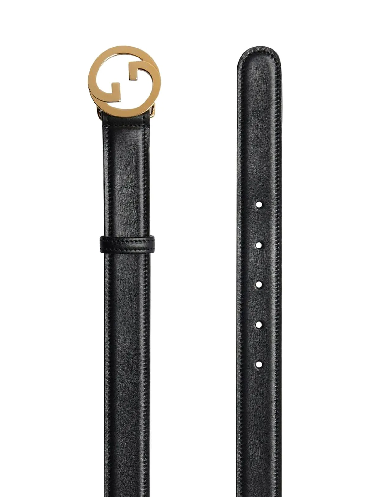 Belt with round logo