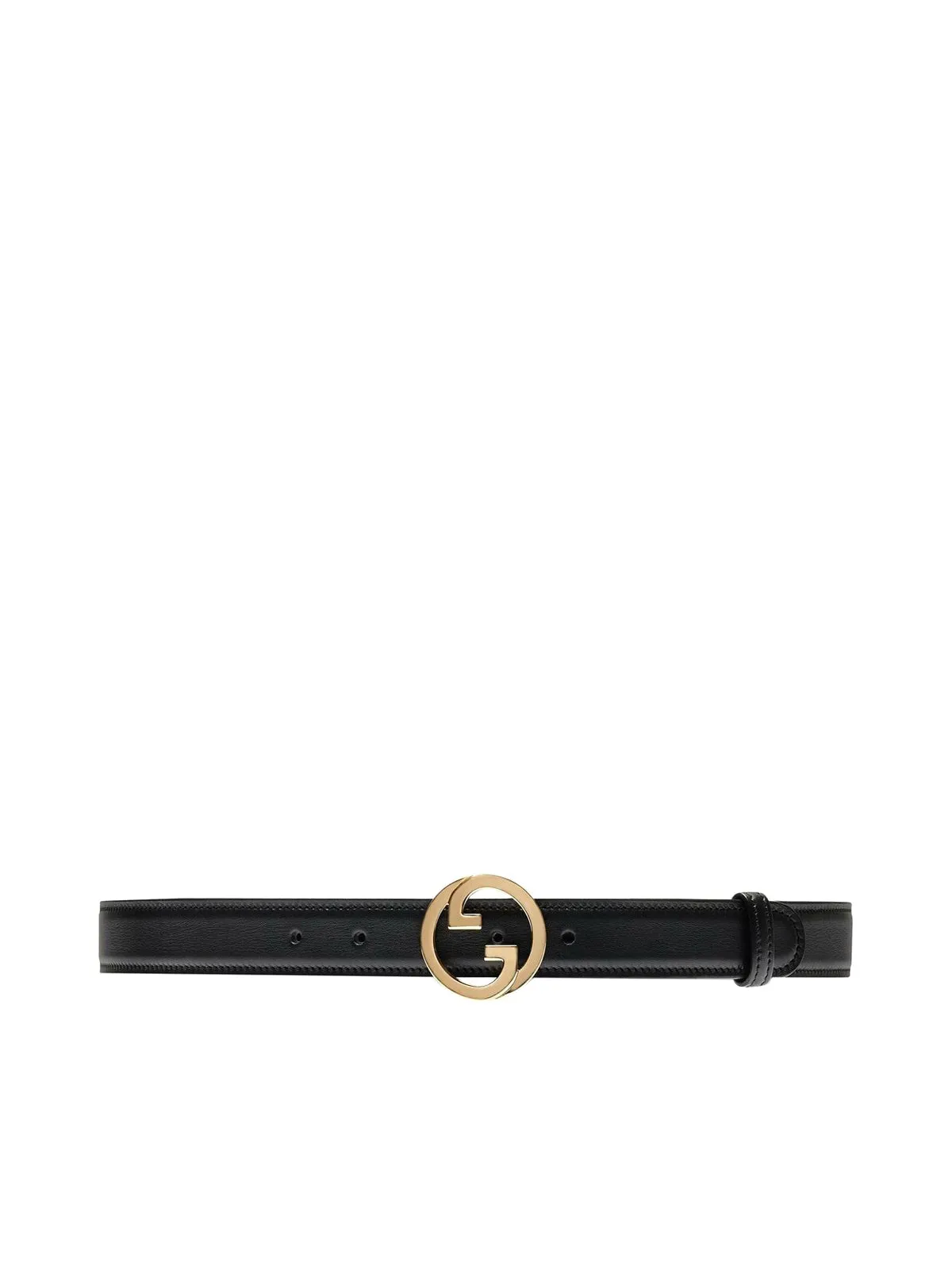 Belt with round logo