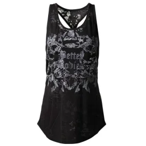 Better Bodies Burnout Tank - Black