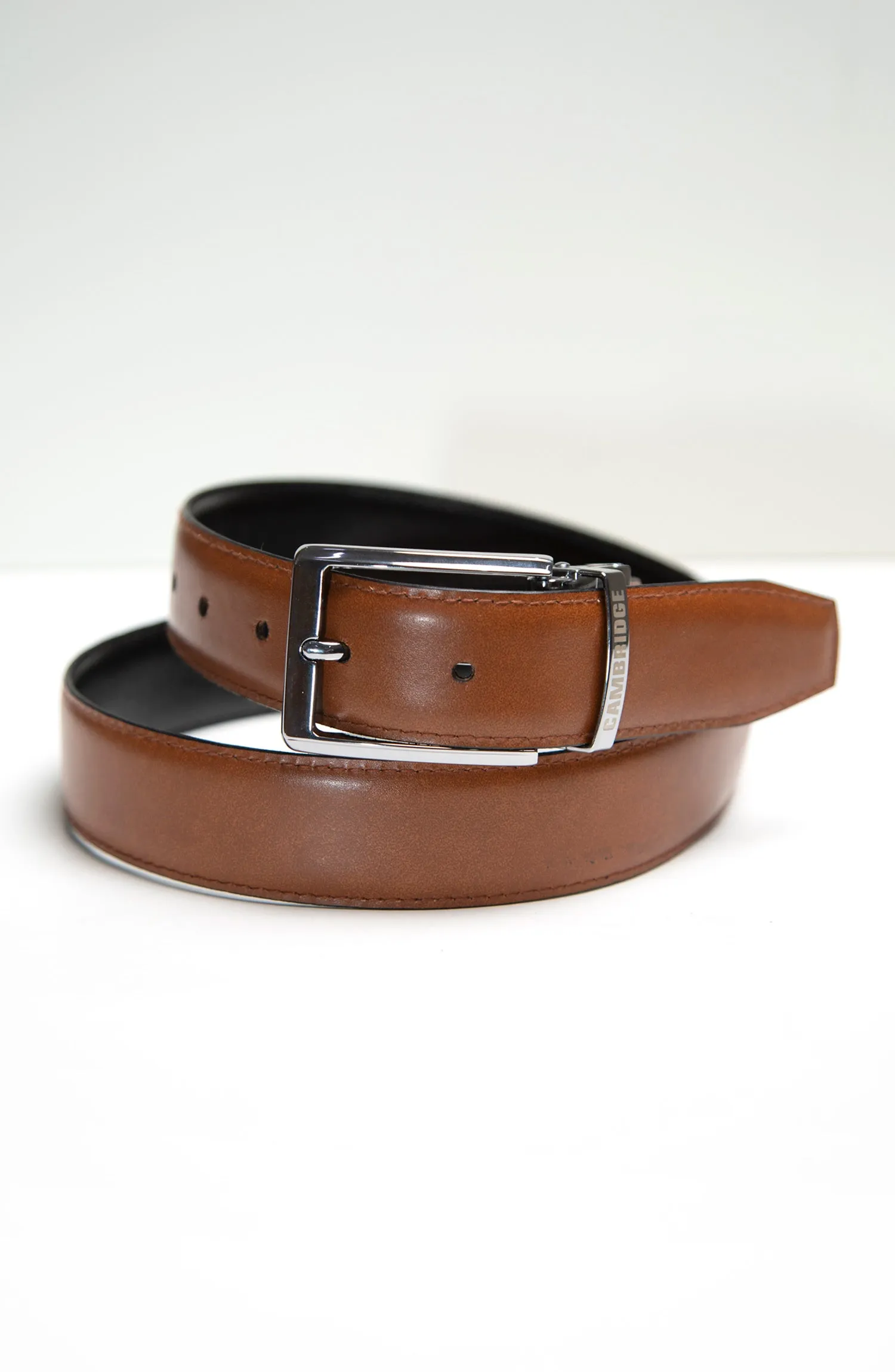 Black and Tan Reversible Belt