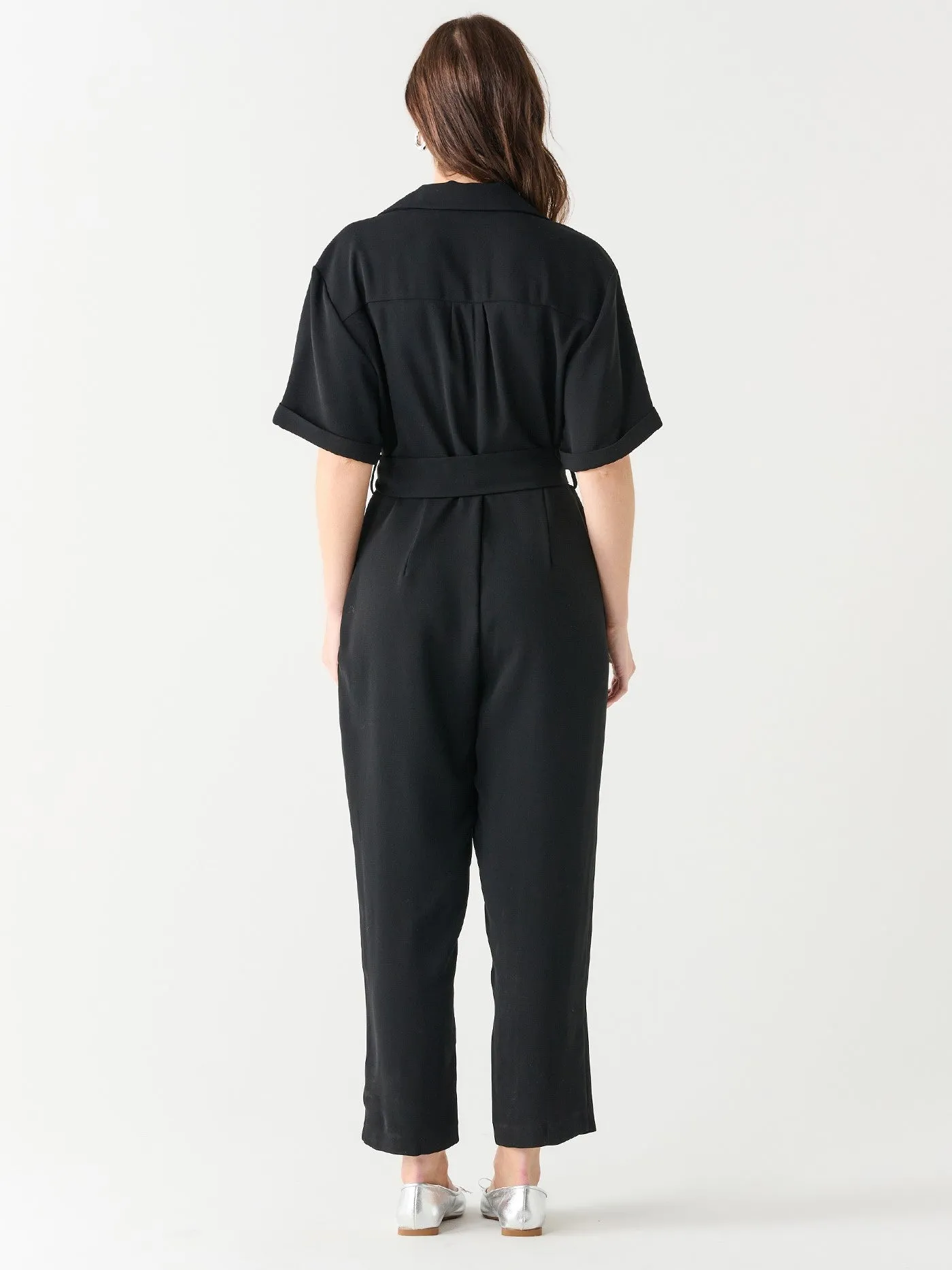 BLACK TAPE Utility Belted Jumpsuit