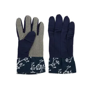 Blossy Garden Gloves Blue