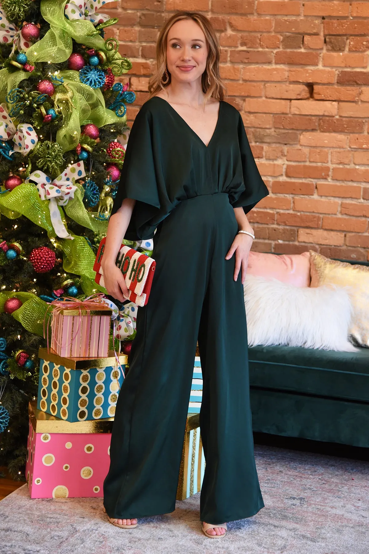 BRINGING JOY JUMPSUIT