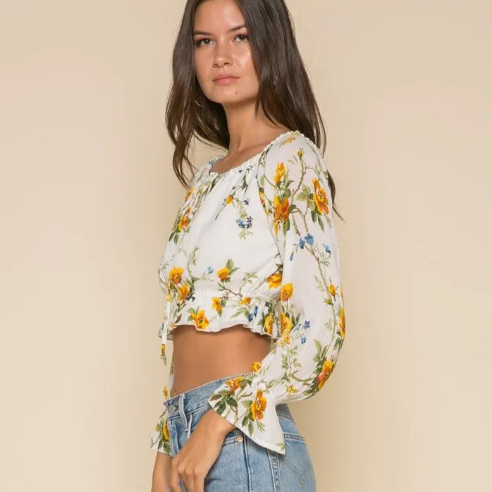 Buttercup Fields Crop Top