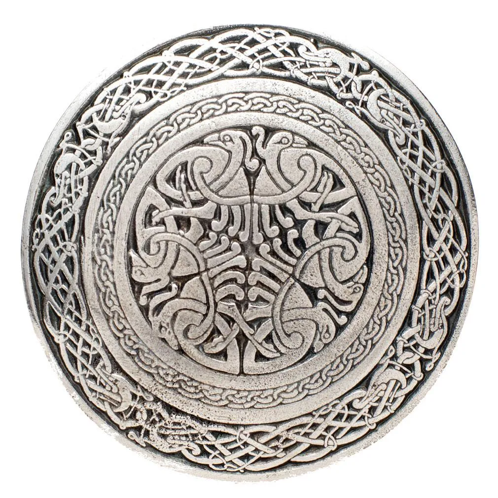 Celtic Birds Kilt Buckle