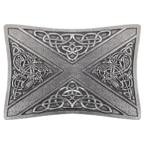 Celtic Saltire Kilt Buckle