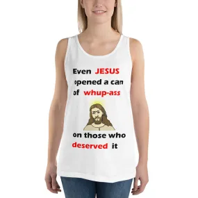 Even Jesus... Unisex Tank Top (L)