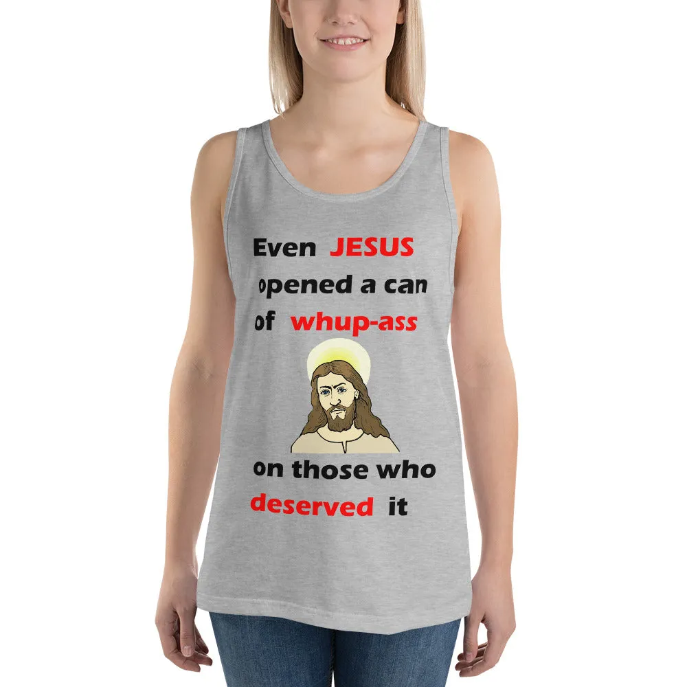 Even Jesus... Unisex Tank Top (L)