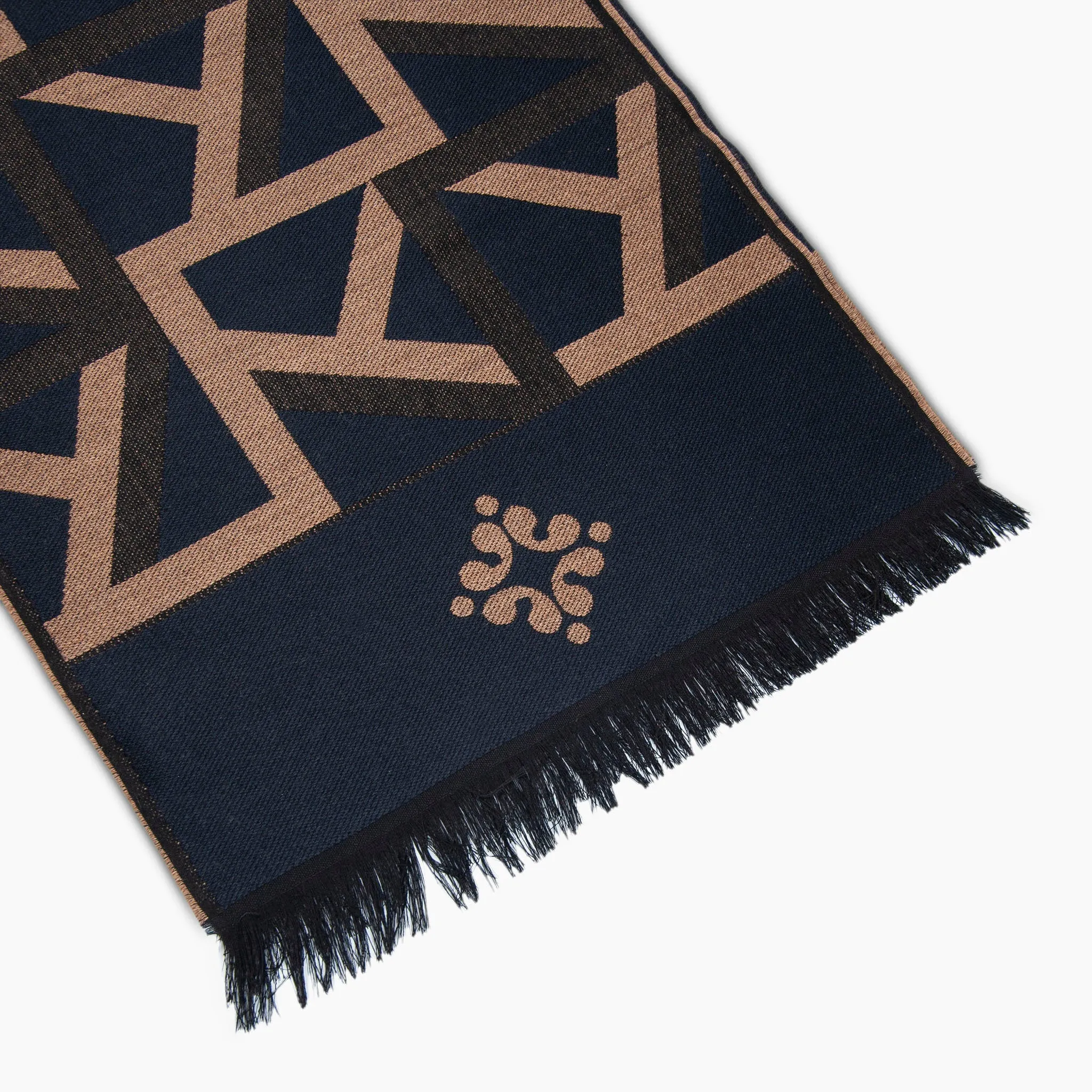 Gurval All Over logo Scarf 100% Wool