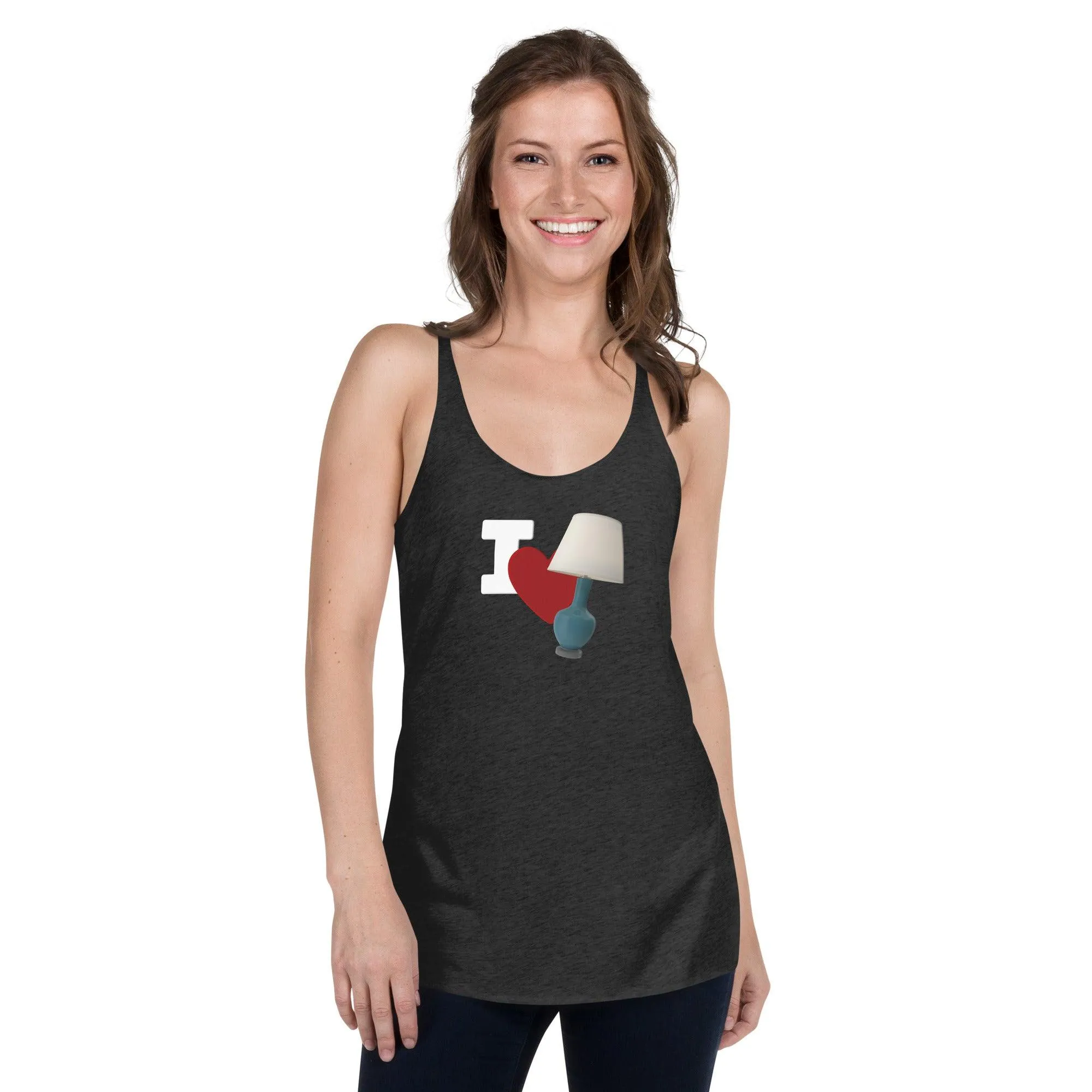 I Love Lamp Women's Racerback Tank