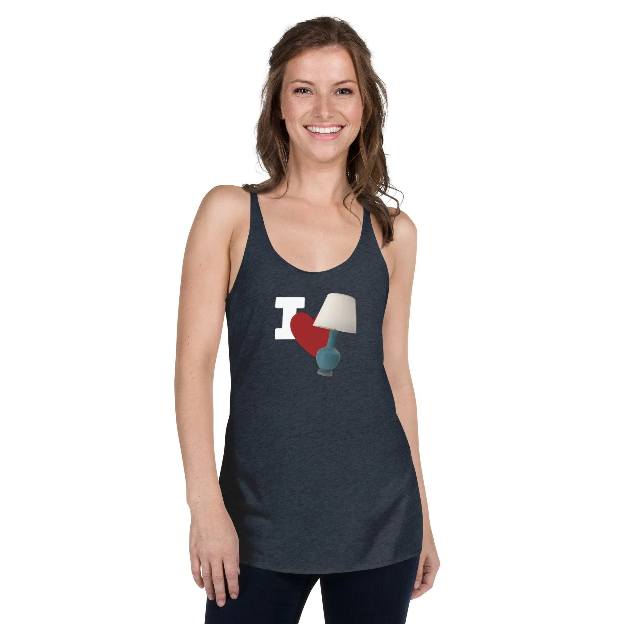 I Love Lamp Women's Racerback Tank