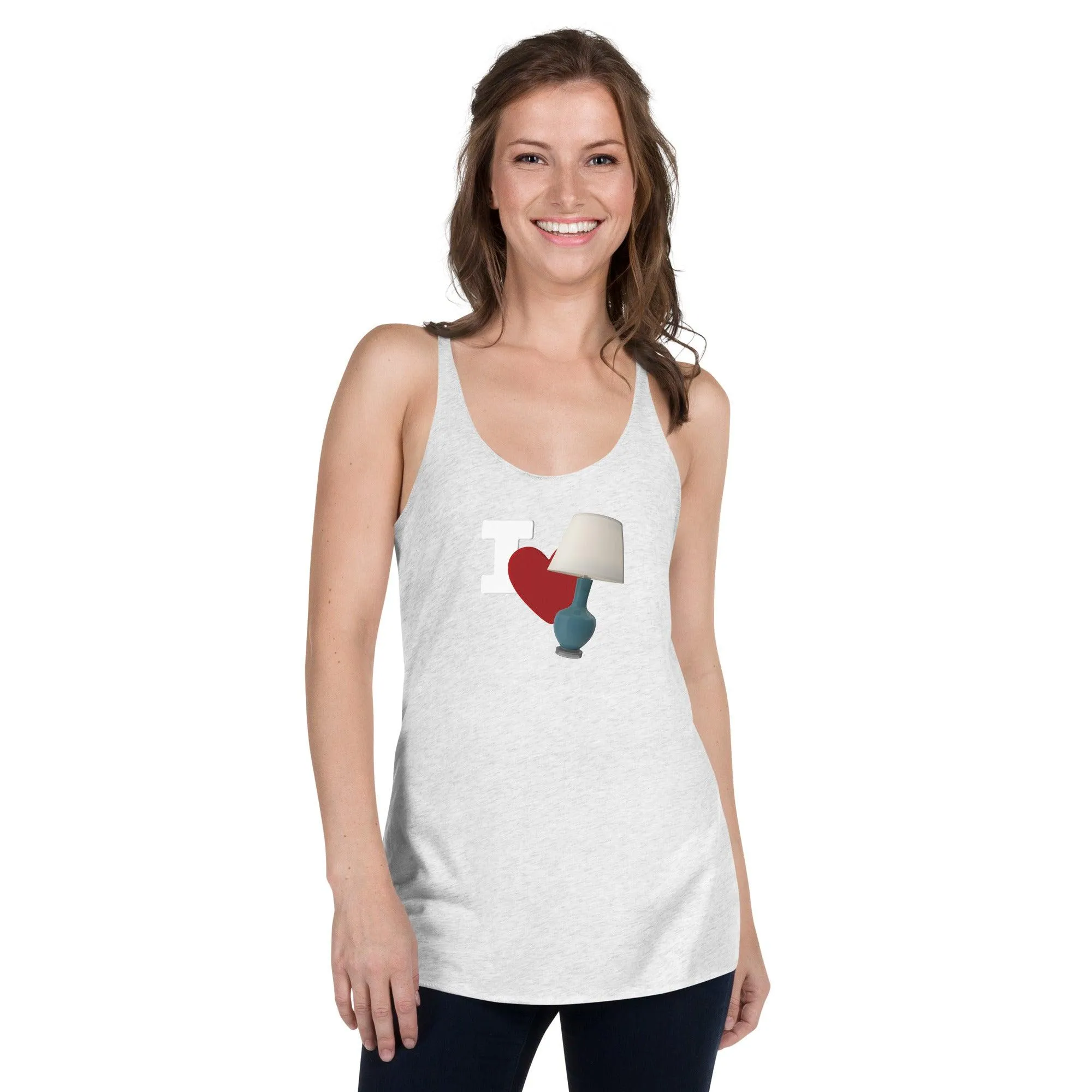 I Love Lamp Women's Racerback Tank