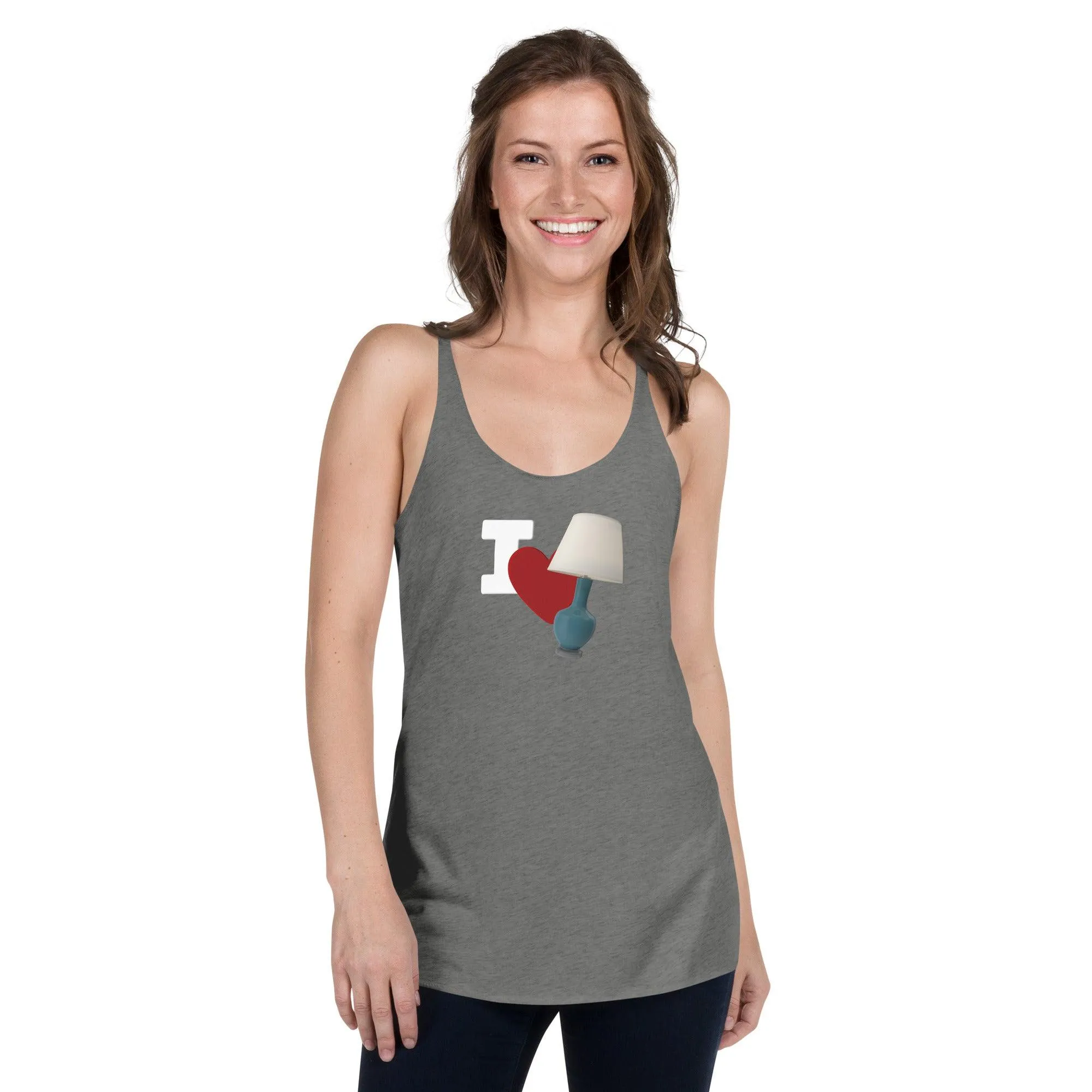 I Love Lamp Women's Racerback Tank