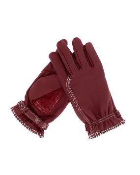 KYTONE Motorsport Leather Gloves - Bordeaux