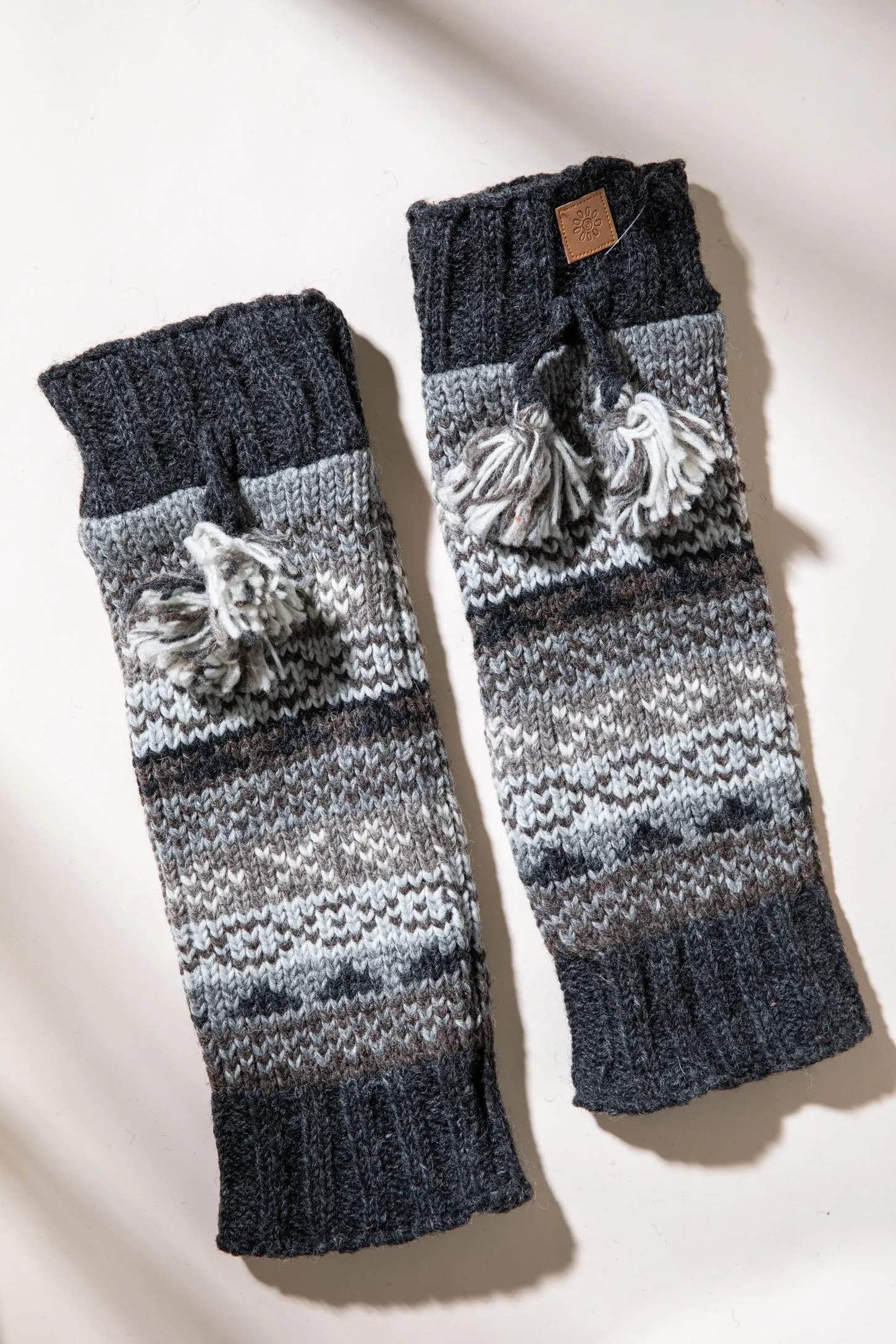 Larkya Wool Tasseled Leg Warmers