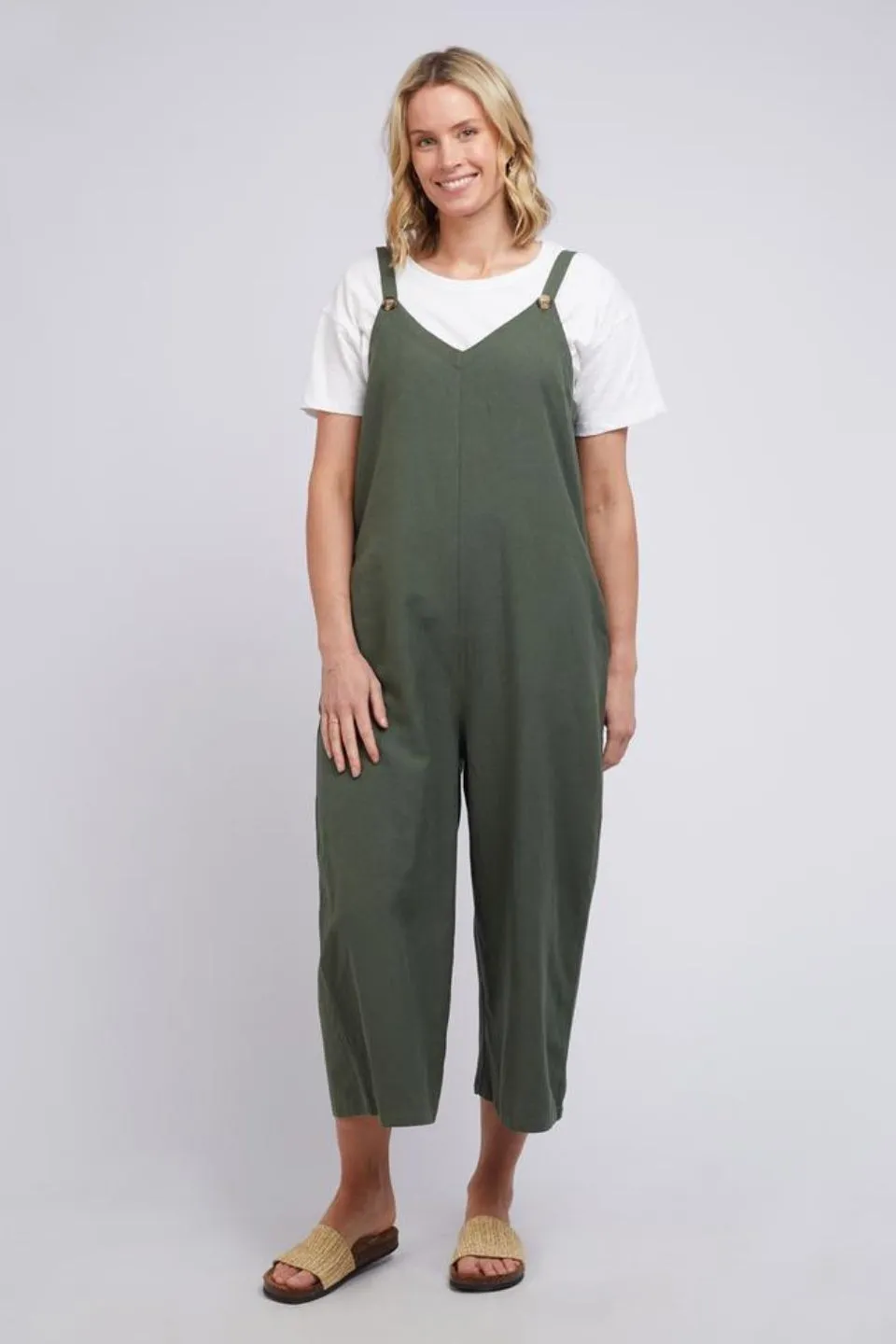 Layla Stappy Khaki Jumpsuit