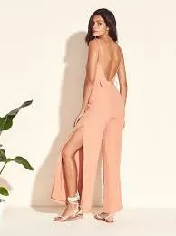 Lovers   Friends Charisma Jumpsuit Tan