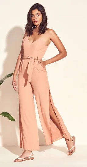 Lovers   Friends Charisma Jumpsuit Tan