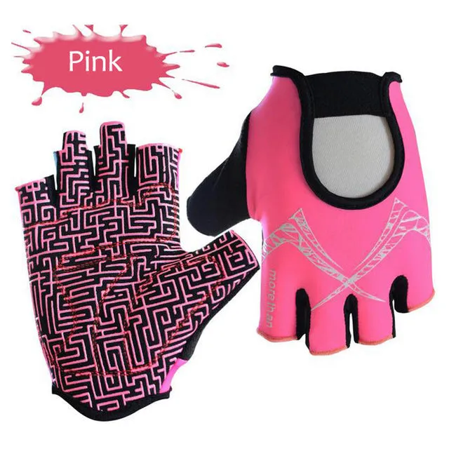 Maze Pattern Gym Gloves