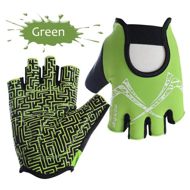 Maze Pattern Gym Gloves