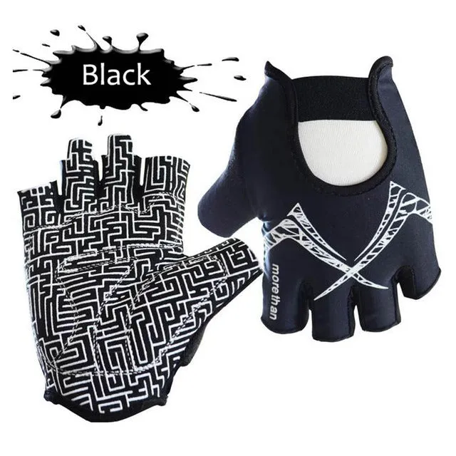 Maze Pattern Gym Gloves