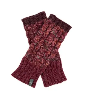 NEW! Alpaca Gloves - Braided - Scarlet