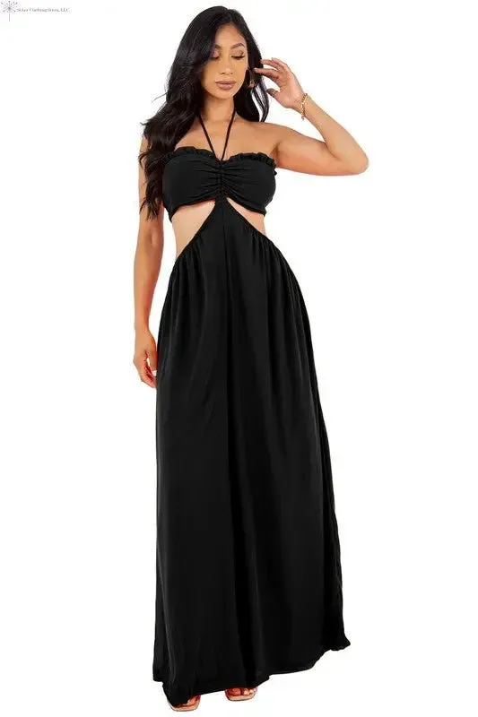 Palazo Jumpsuit Black with OPen-back