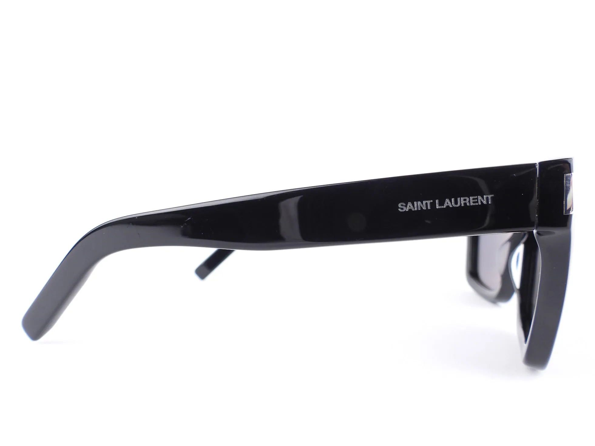 Saint Laurent Black Acetate Bold 1 Sunglasses