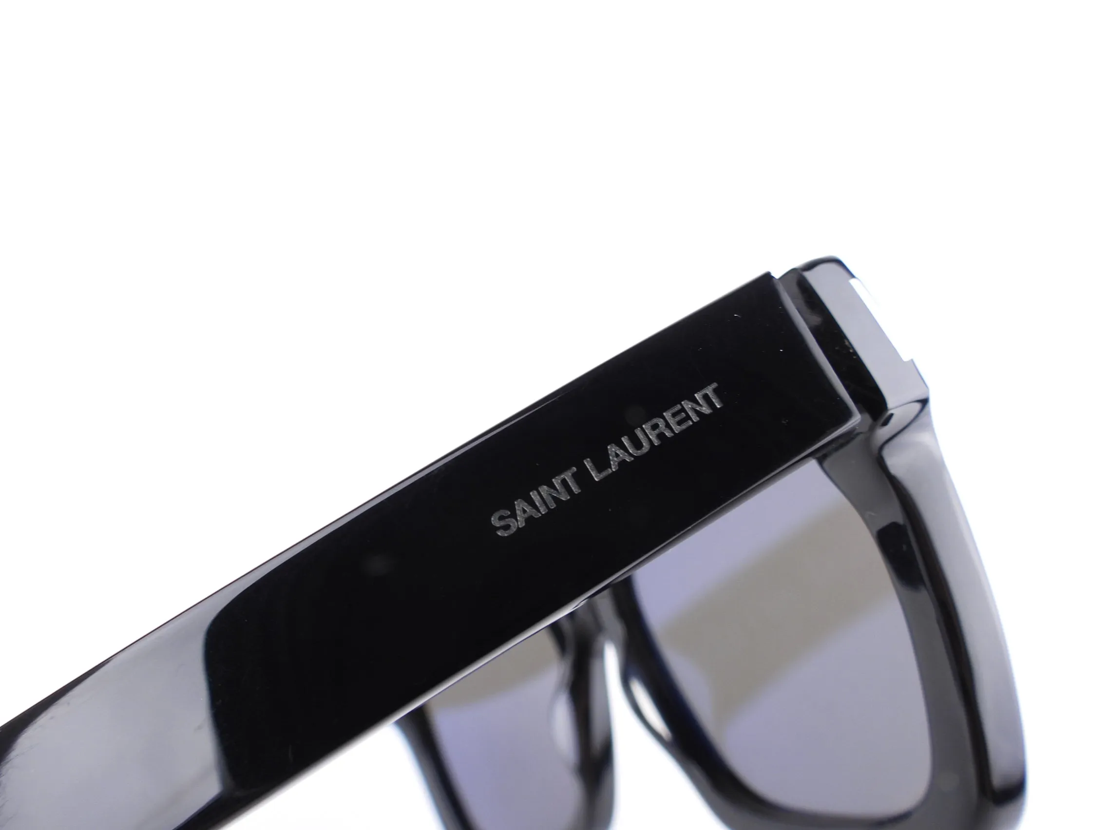 Saint Laurent Black Acetate Bold 1 Sunglasses