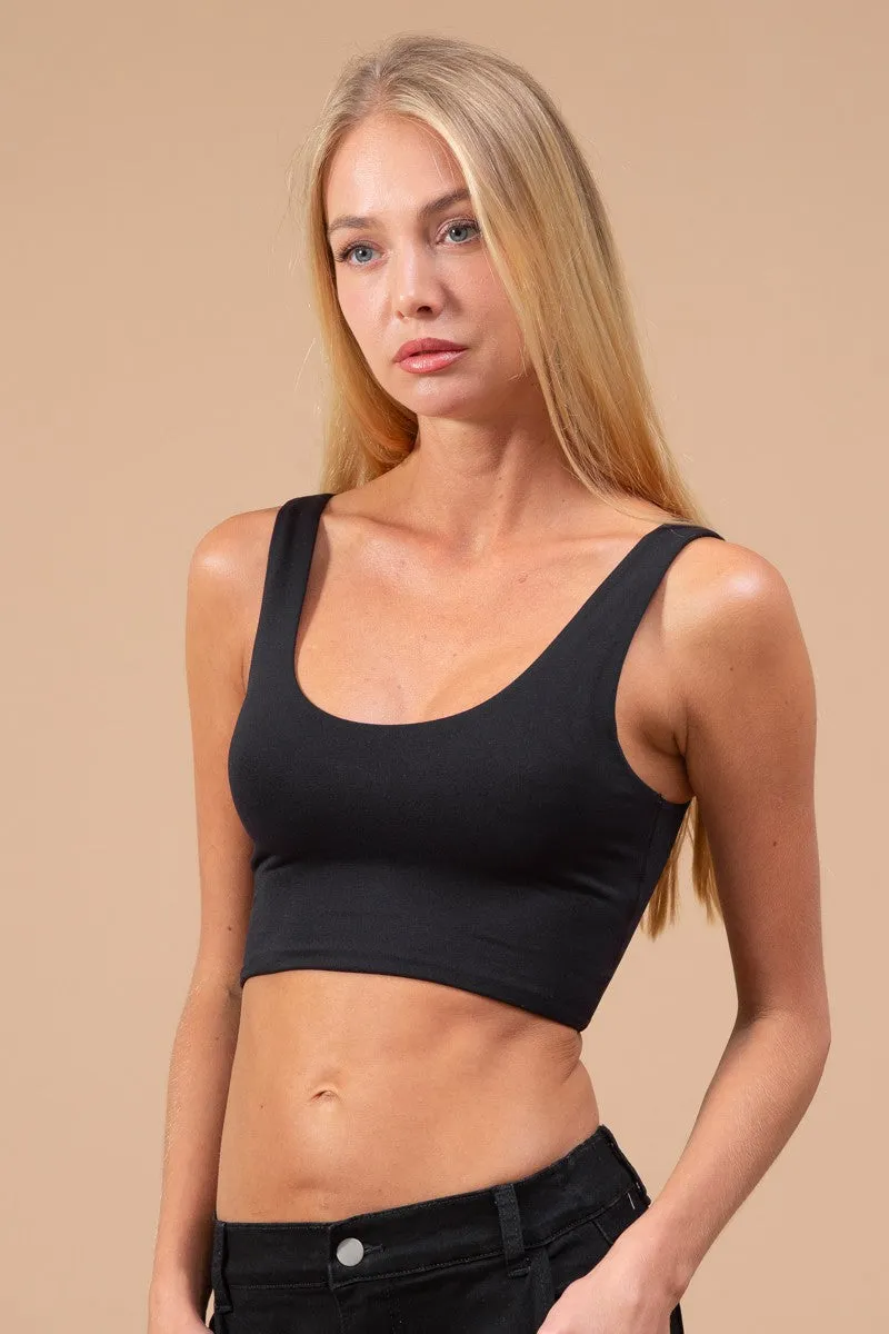 Seamless crop tank top