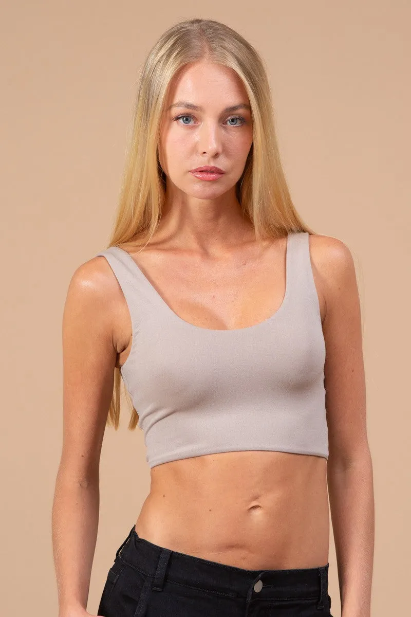 Seamless crop tank top