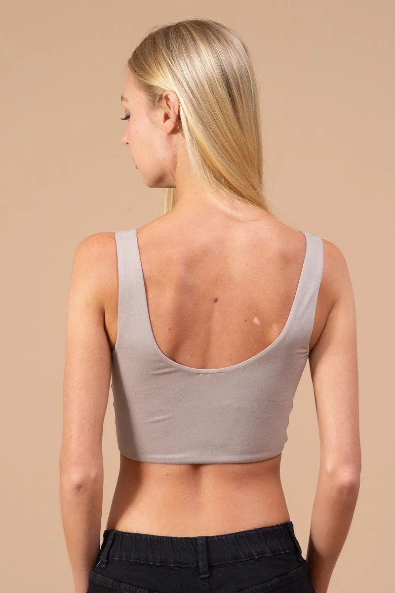 Seamless crop tank top