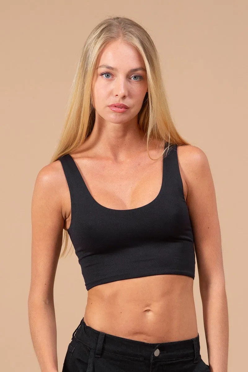 Seamless crop tank top