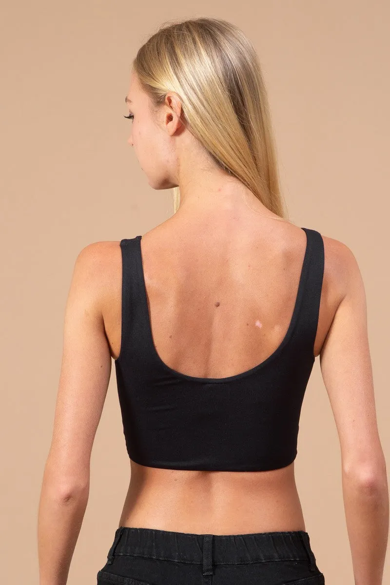 Seamless crop tank top