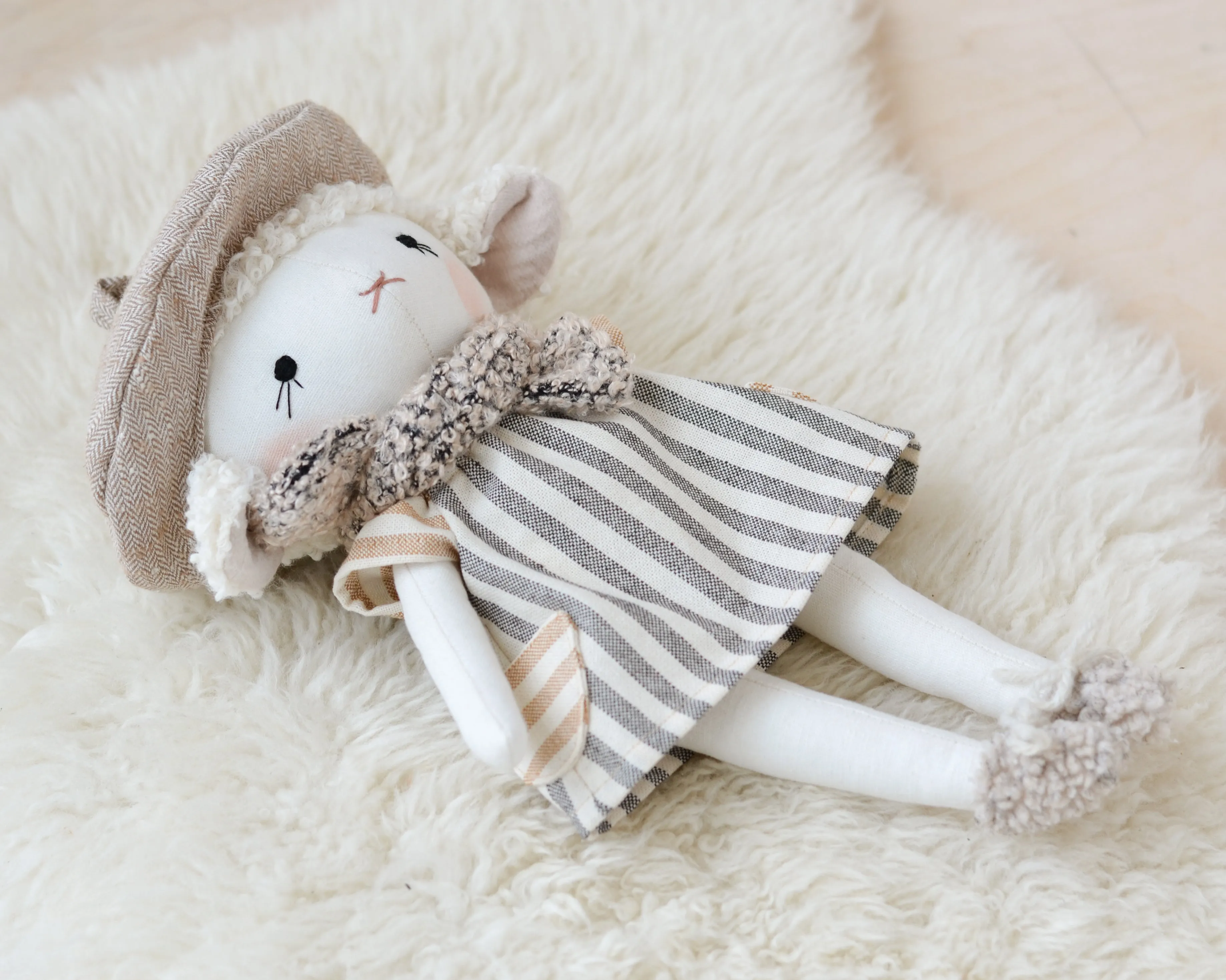 Sheep Doll Sewing Pattern