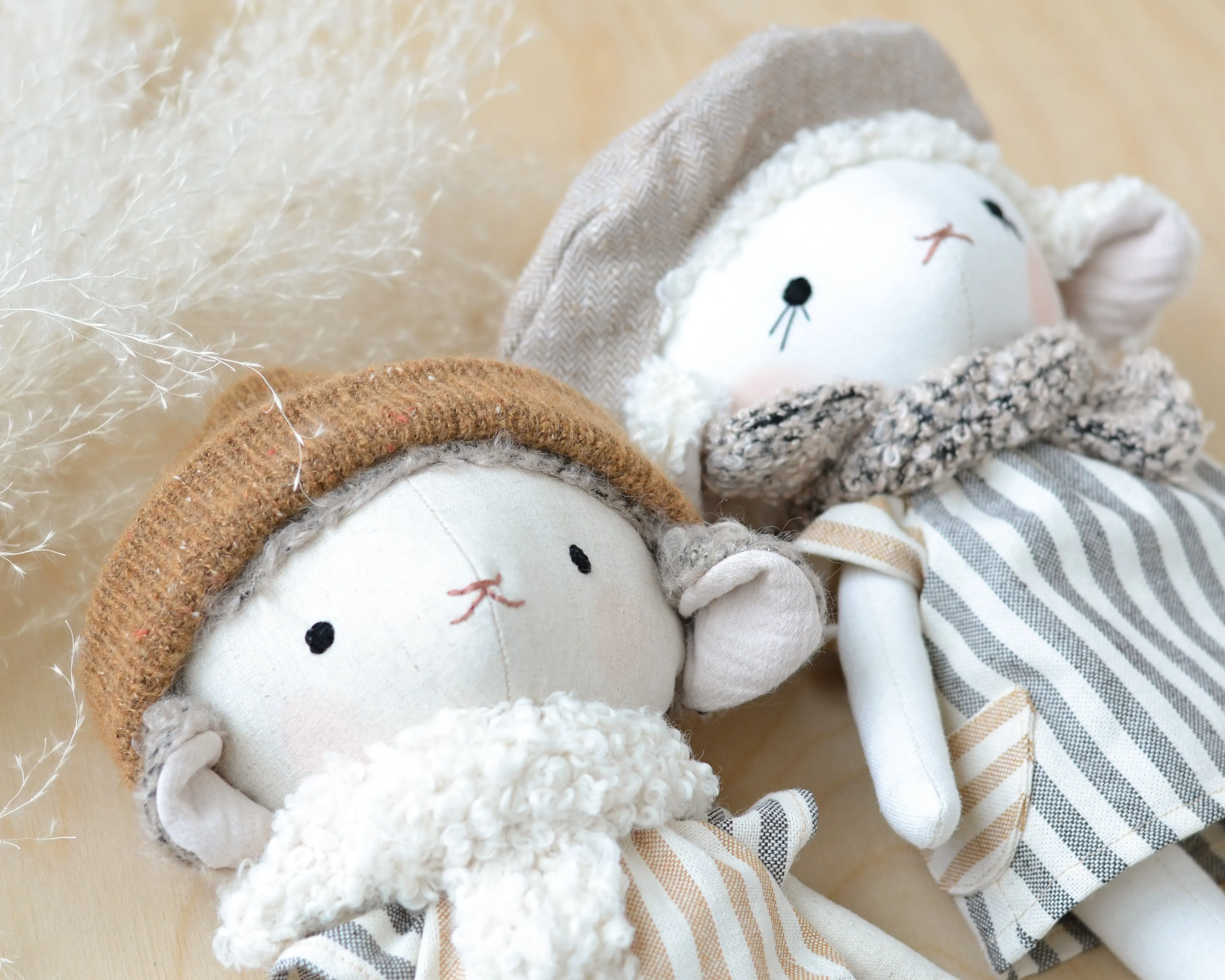 Sheep Doll Sewing Pattern