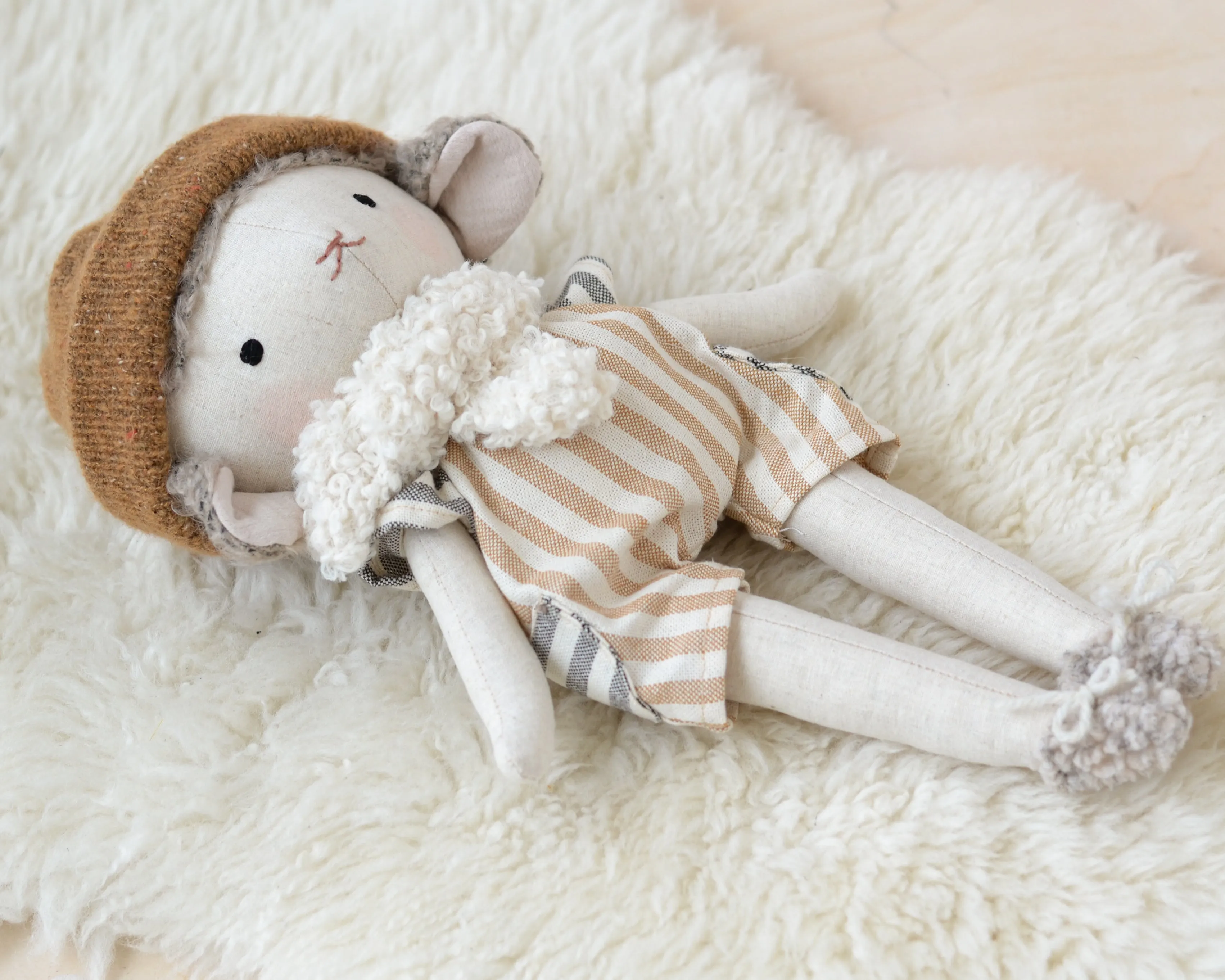 Sheep Doll Sewing Pattern