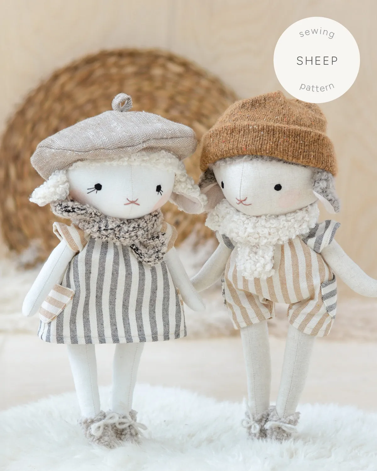 Sheep Doll Sewing Pattern