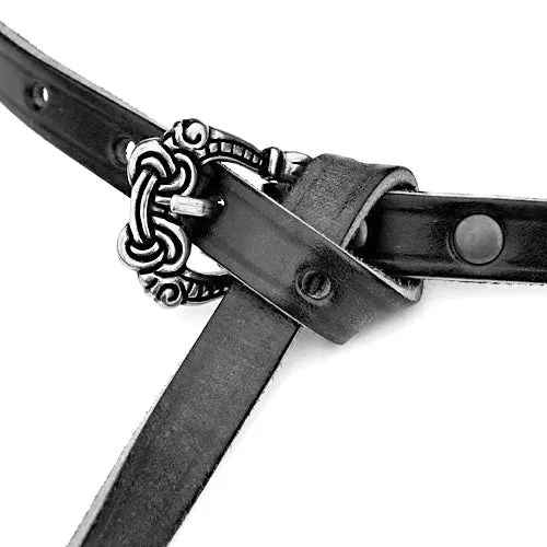 Thin Borre & Triquetra Belt - Leather