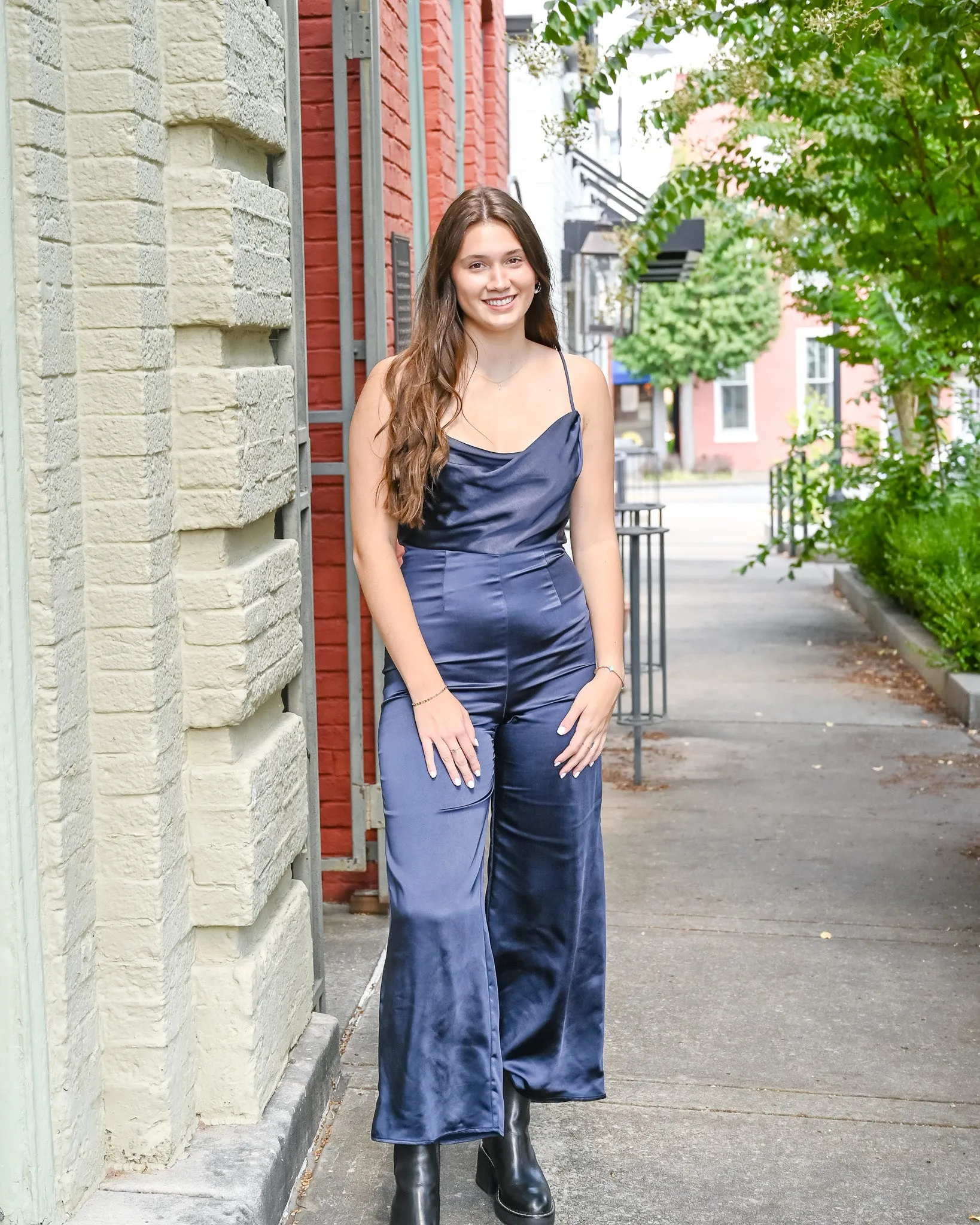 Twilight Satin Jumpsuit