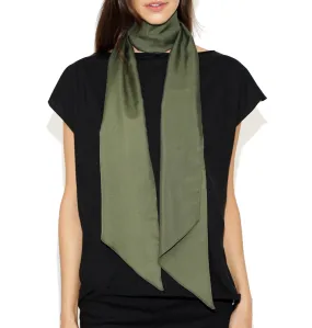 TYLER SILK SCARF MILITARY