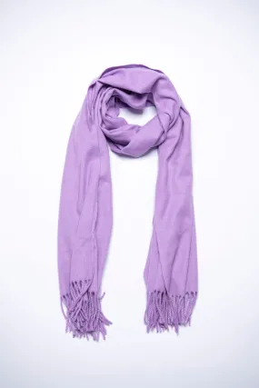 WOOL PLAIN SCARF